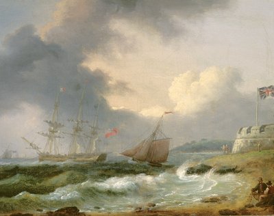 Vor dem Geschwader, Cowes von Thomas Luny